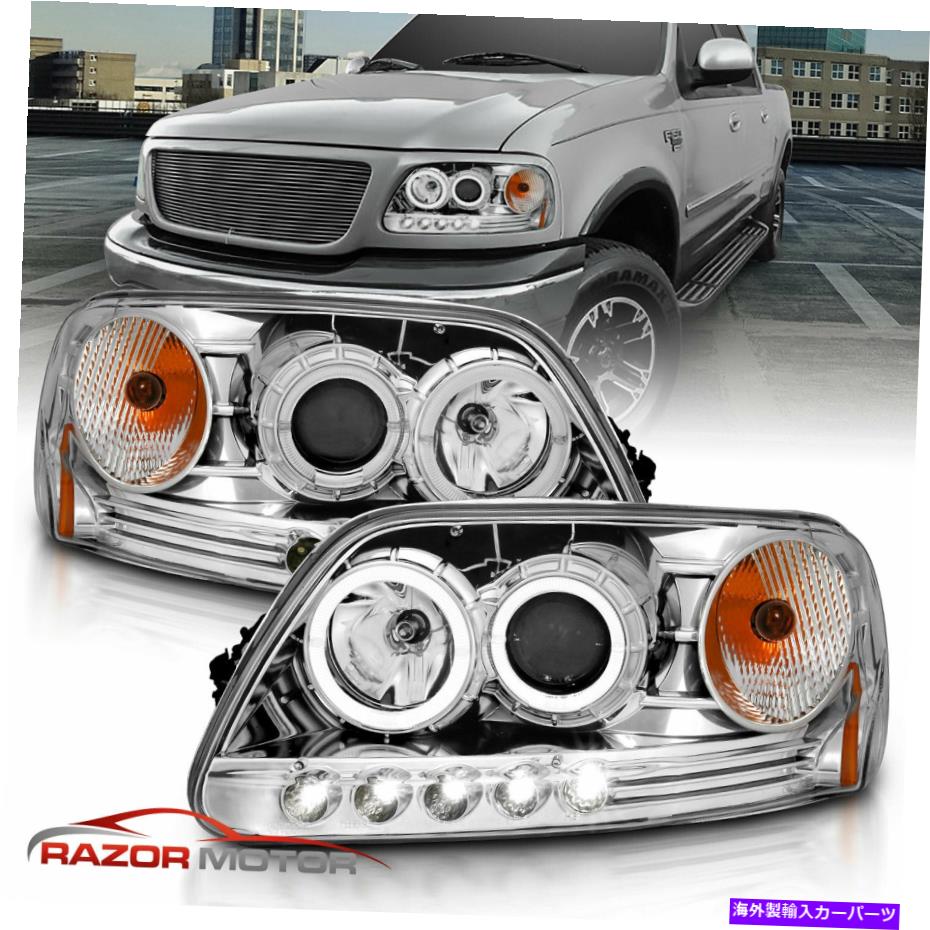 【楽天市場】USヘッドライト 19972003フォードF150 / 972002フォードExpedition LED Halo