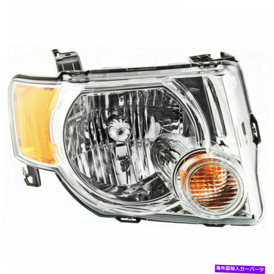 USヘッドライト P.Fit for Escape 2008 2009 2012 2011 2012 Headlight Chrome右助手席側 P.FIT FOR ESCAPE 2008 2009 2010 2011 2012 HEADLIGHT CHROME RIGHT PASSENGER SIDE【並行輸入品】