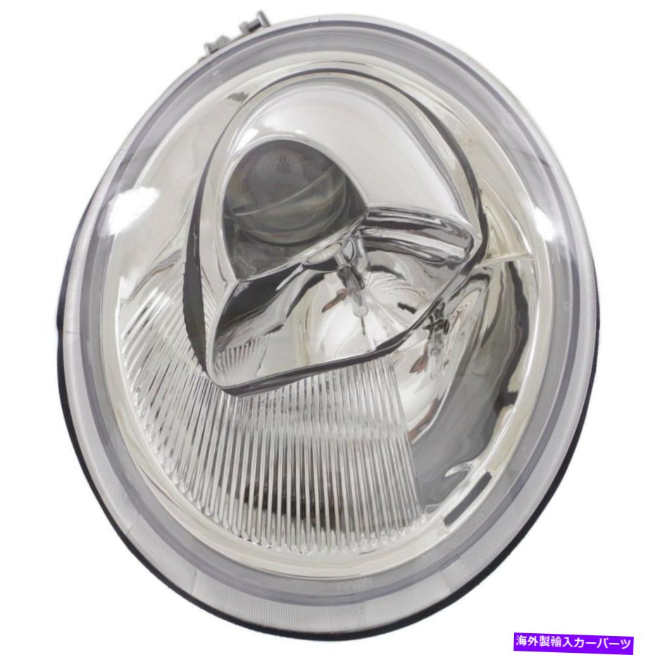 USヘッドライト 2005のヘッドライトVolkswagen Beetle 98 Beetle TDI Headlight For 98-2005 Volkswagen Beetle 98 Beetle TDI Left With Bulb【並行輸入品】