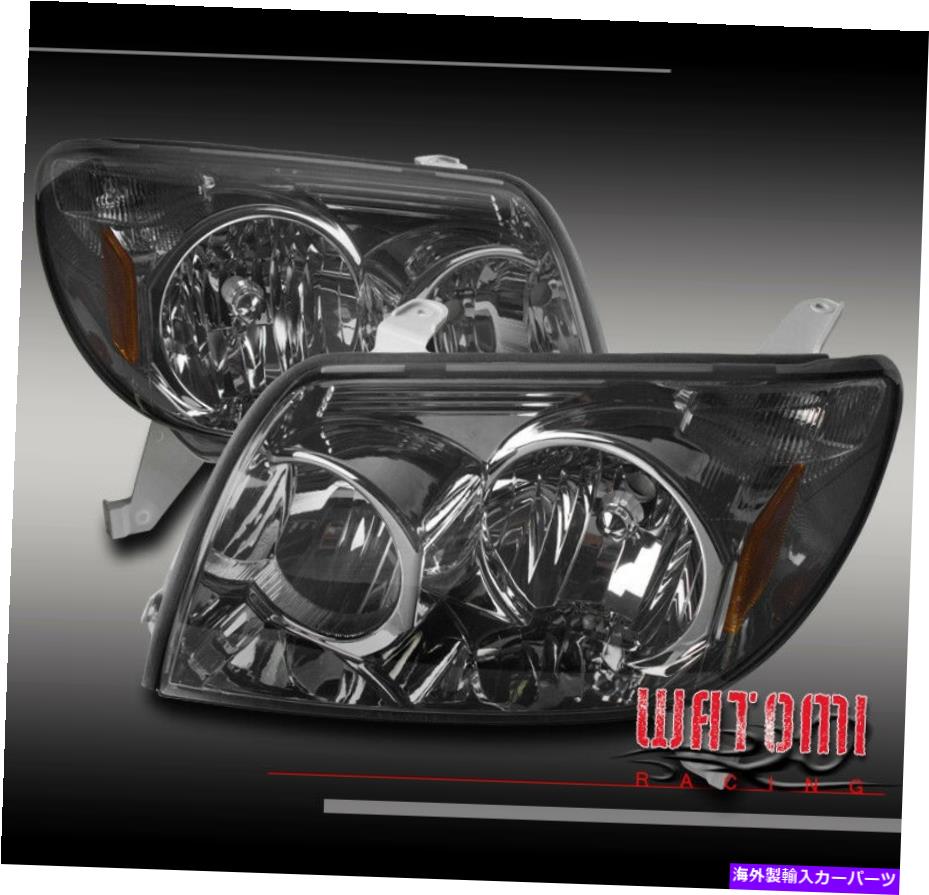 USヘッドライト 03-05トヨタ4Runnerの煙の交換用クリスタルヘッドライトヘッドランプランプ FOR 03-05 TOYOTA 4RUNNER SMOKE REPLACEMENT CRYSTAL HEADLIGHTS HEADLAMPS LAMPS【並行輸入品】 42,262円