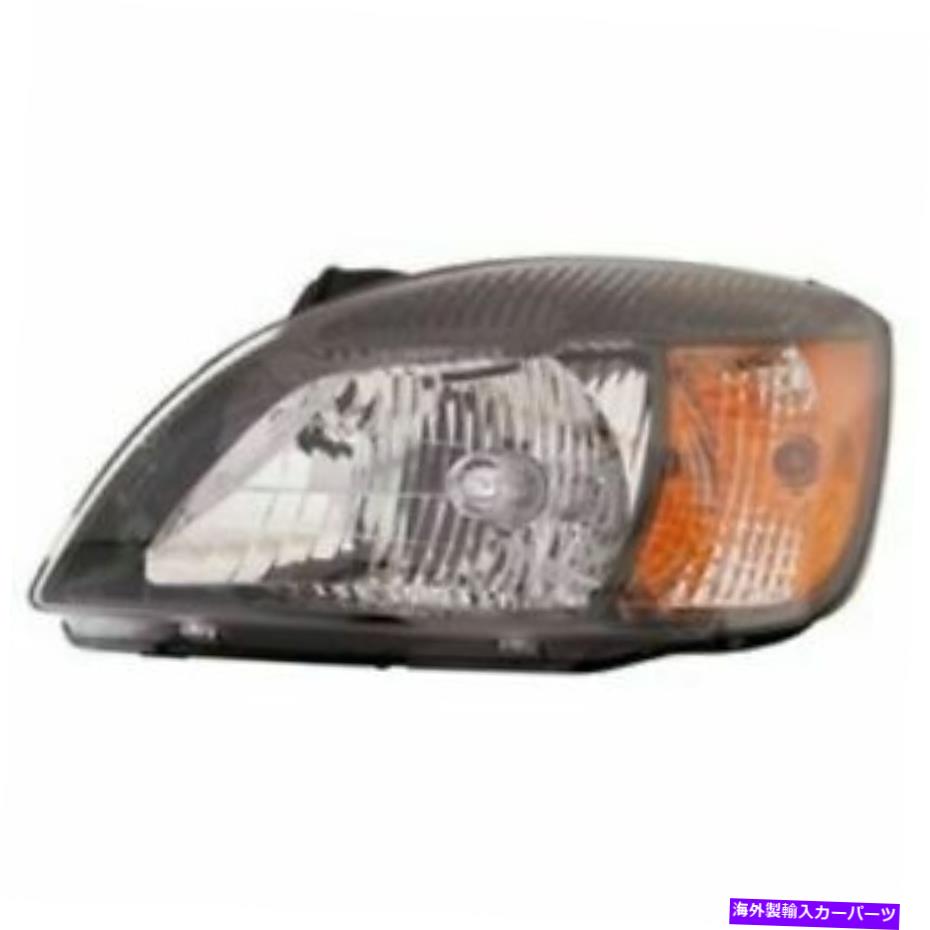 USヘッドライト LH左ドライブヘッドランプライトタイプ2ブラックベゼルフィット2010 2011キアリオセダン LH Left Drive Headlamp light Type 2 Black Bezel fits 2010 2011 Kia Rio Sedan【並行輸入品】