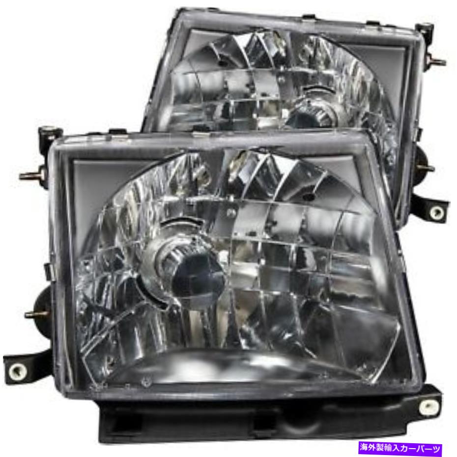 USヘッドライト Anzo USA 1054116クリアハロゲンクリスタルヘッドライトセット Anzo USA 1054116 Clear Halogen Crystal Headlight Set【並行輸入品】