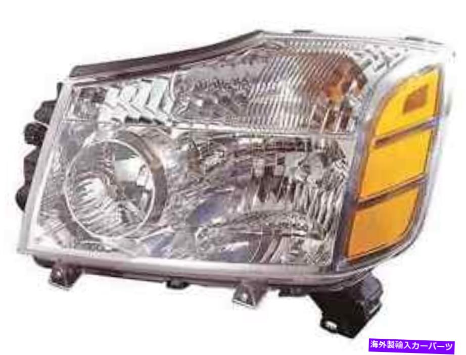 USヘッドライト 2004年2005 2006 2007 Armadaのための新しい左のドライバのヘッドライトヘッドライトフィット New Left driver headlight head light fit for 2004 2005 2006 2007 Armada【並行輸入品】