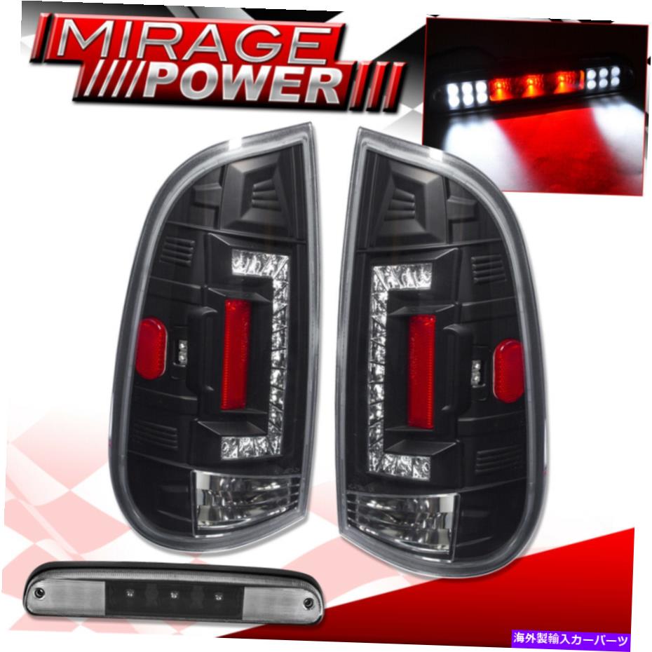 USヘッドライト 97-03フォードF150 / 99-07 F250 SDブラックハウジングLEDテールライトLED 3RDブレーキランプ 97-03 Ford F150/99-07 F250 Sd Black Housing Led Tail Light Led 3Rd Brake Lamp【並行輸入品】