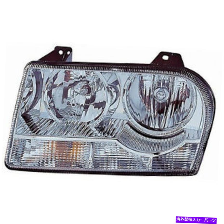 USヘッドライト 05-07 300（助手席側）CH2519111Cの交換用ヘッドライト Replacement Headlight for 05-07 300 (Passenger Side) CH2519111C【並行輸入品】