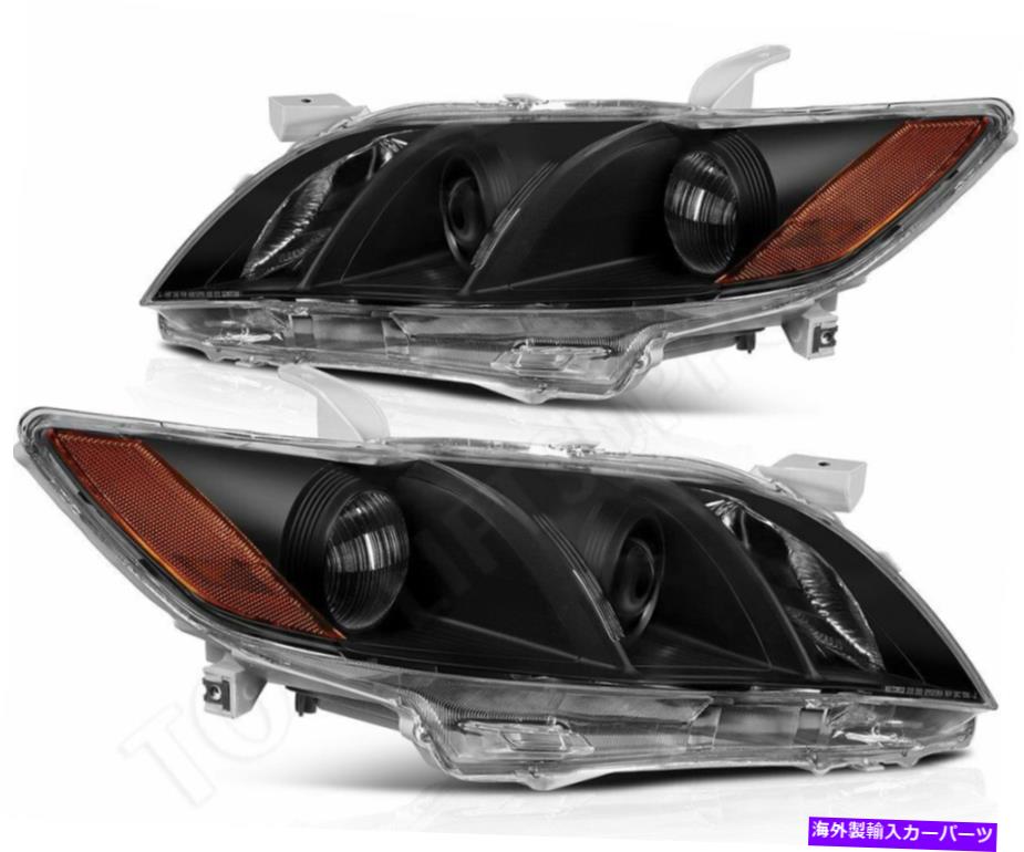 USヘッドライト 2007年から2009年のペアはトヨタカムリーヘッドランプアセンブリの交換左右のライト Pair For 2007-2009 Toyota Camry Headlamps Assembly Replacement Left+Right Lights【並行輸入品】