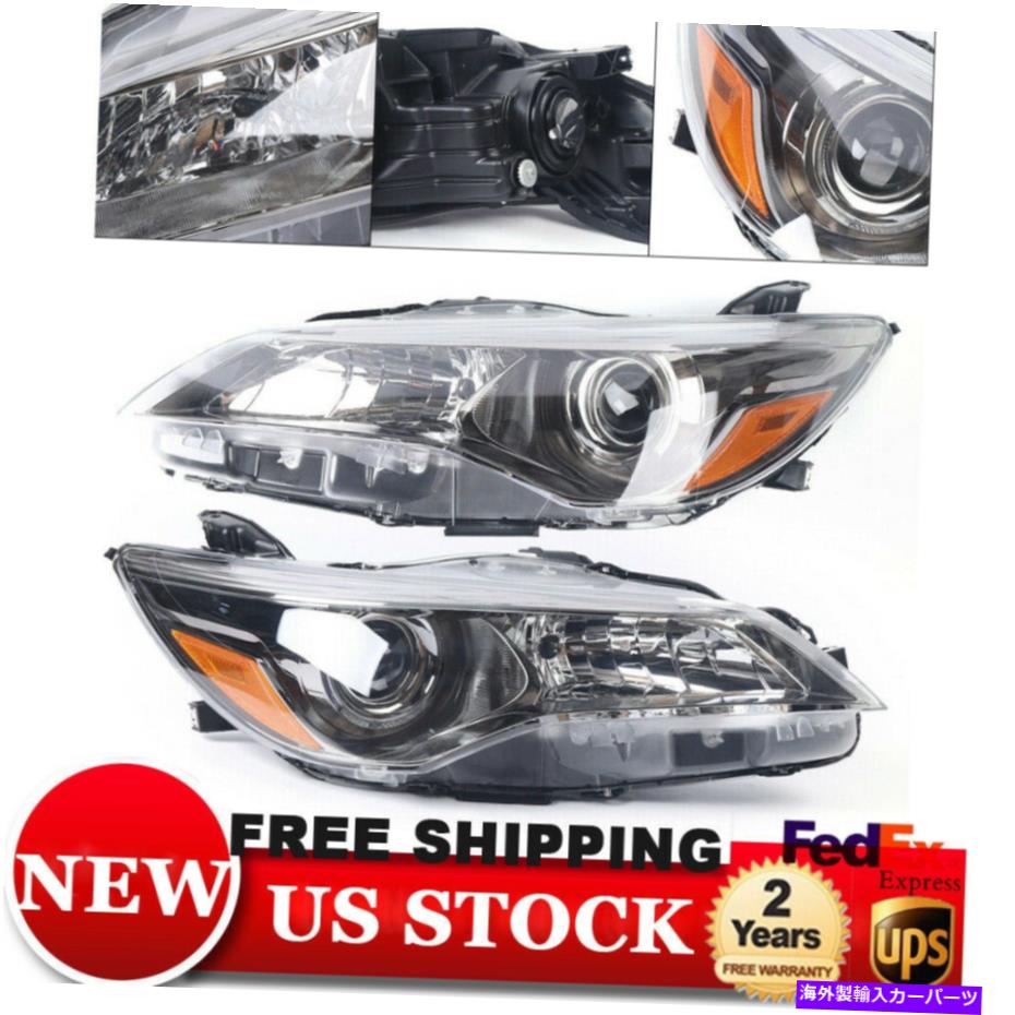 USヘッドライト 2015年から2017年トヨタカムリプロジェクターヘッドライト交換用ランプペア For 2015-2017 Toyota Camry Projector Headlights Replacement Lamps Pair New【並行輸入品】