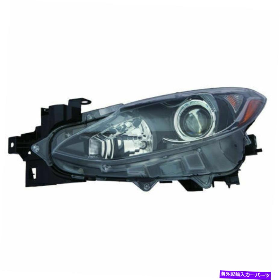 USヘッドライト LH左ドライブヘッドランプレンズ/ハウジングハロゲンフィット2014 2015 2016マツダ3セダン LH Left Drive Headlamp Lens/Housing Halogen fits 2014 2015 2016 Mazda 3 Sedan【並行輸入品】