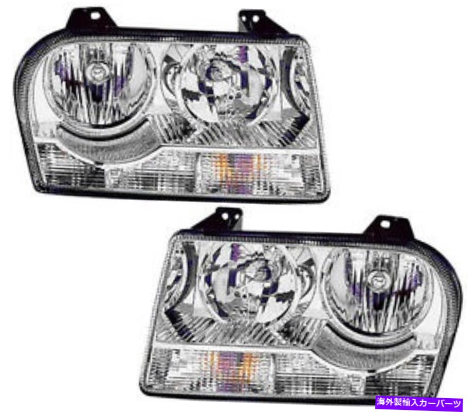 USヘッドライト ヘッドライトヘッドランプ新しいセットペア09-10 Chrysler 300 2.7L / 3.5LW / O遅延 Headlights Headlamps NEW Set PAIR for 09-10 Chrysler 300 2.7L/3.5Lw/o Delay【並行輸入品】