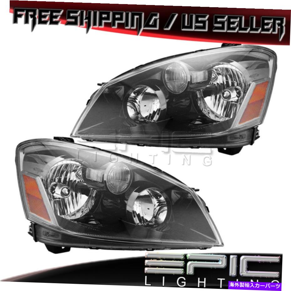 USヘッドライト 2005年から2006年日産アルティマ - 左右どちらのペアのHIDヘッドライトヘッドランプ HID Headlights Headlamps for 2005-2006 NISSAN ALTIMA - Left Right Sides Pair【並行輸入品】
