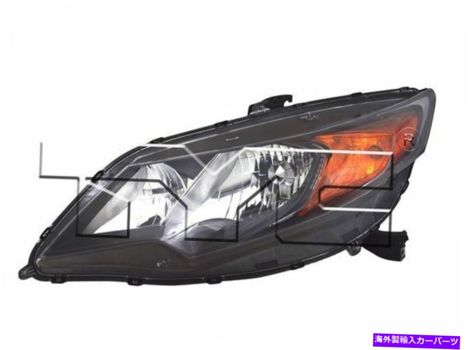 USヘッドライト ホンダシビッククーペ2014-2015モデルのTYC NSF左サイドハロゲンヘッドライトASSY TYC NSF Left Side Halogen Headlight Assy For Honda Civic Coupe 2014-2015 Models【並行輸入品】
