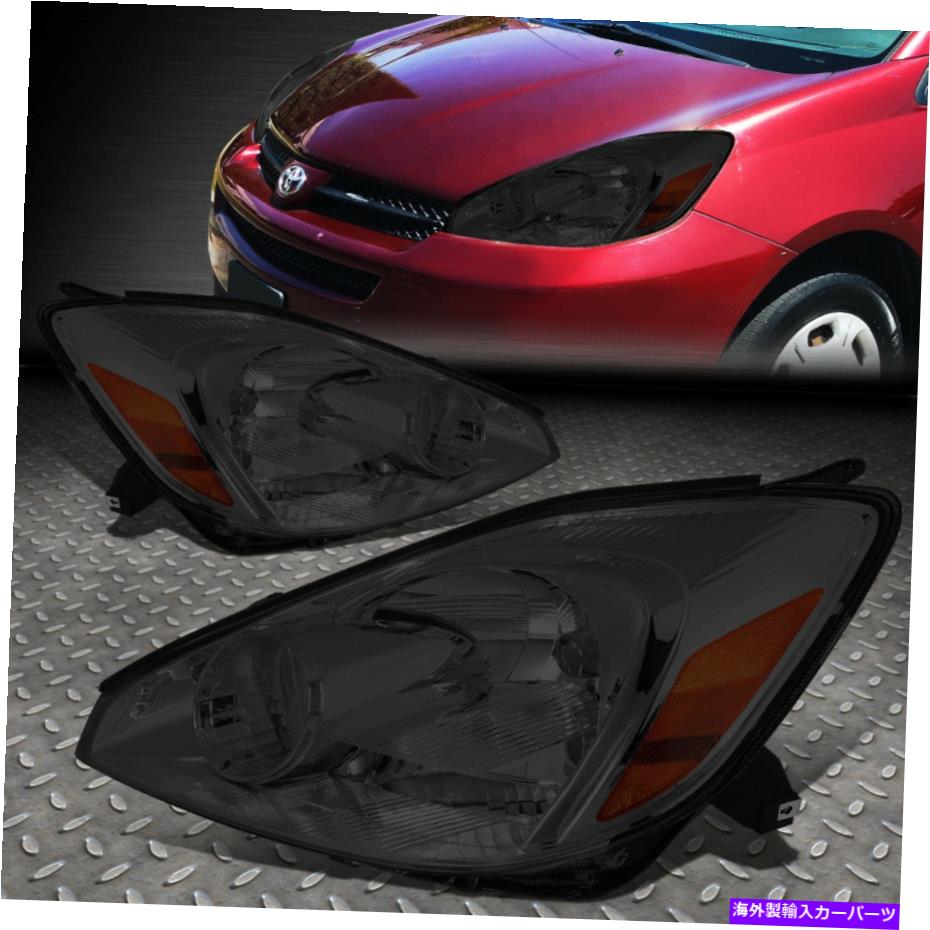 USヘッドライト 04-05トヨタシエナスモークハウジングアンバーコーナーヘッドライト交換用ランプ FOR 04-05 TOYOTA SIENNA SMOKED HOUSING AMBER CORNER HEADLIGHT REPLACEMENT LAMPS【並行輸入品】