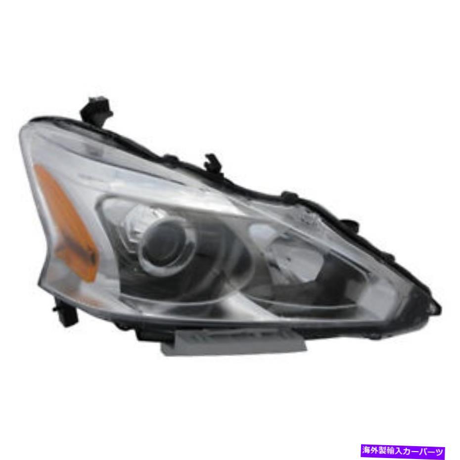 USヘッドライト 13-15日産アルティマセダンハロゲン右乗客用ヘッドライト Headlight For 13-15 Nissan Altima Sedan Halogen Right Passenger【並行輸入品】