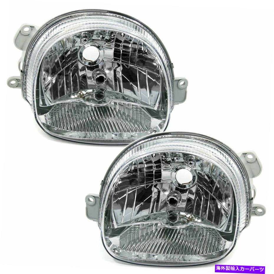 USヘッドライト クロムクリアフィニッシュH4アップグレードライトヘッドライトをLenault Twingo 1 00-07 CHROME clear finish H4 upgrade lights headlights for RENAULT TWINGO 1 00-07【並行輸入品】｜Us Custom Parts Shop USDM