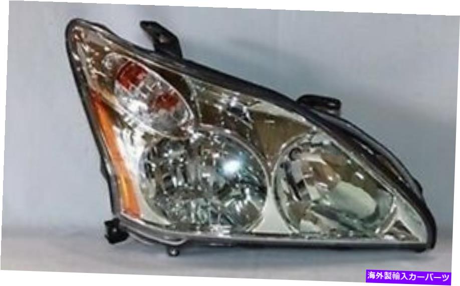 USヘッドライト 04-06 LEXUS RX330 / 07-09 RX350助手席側ヘッドライトRH（日本製造） For 04-06 Lexus RX330 / 07-09 RX350 Passenger Side Headlight RH (JAPAN Built)【並行輸入品】