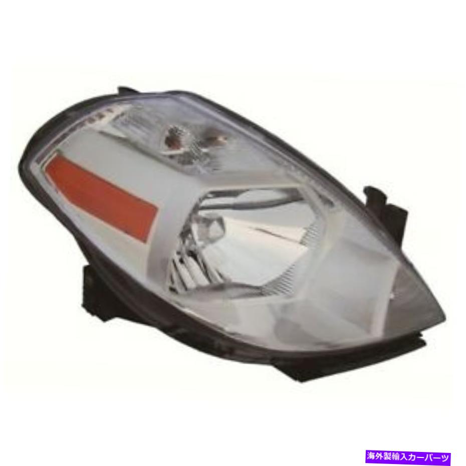 USヘッドライト 07-12日産のためのヘッドライト逆セダン/ハッチバック右乗客 Headlight For 07-12 Nissan Versa Sedan/Hatchback Right Passenger【並行輸入品】