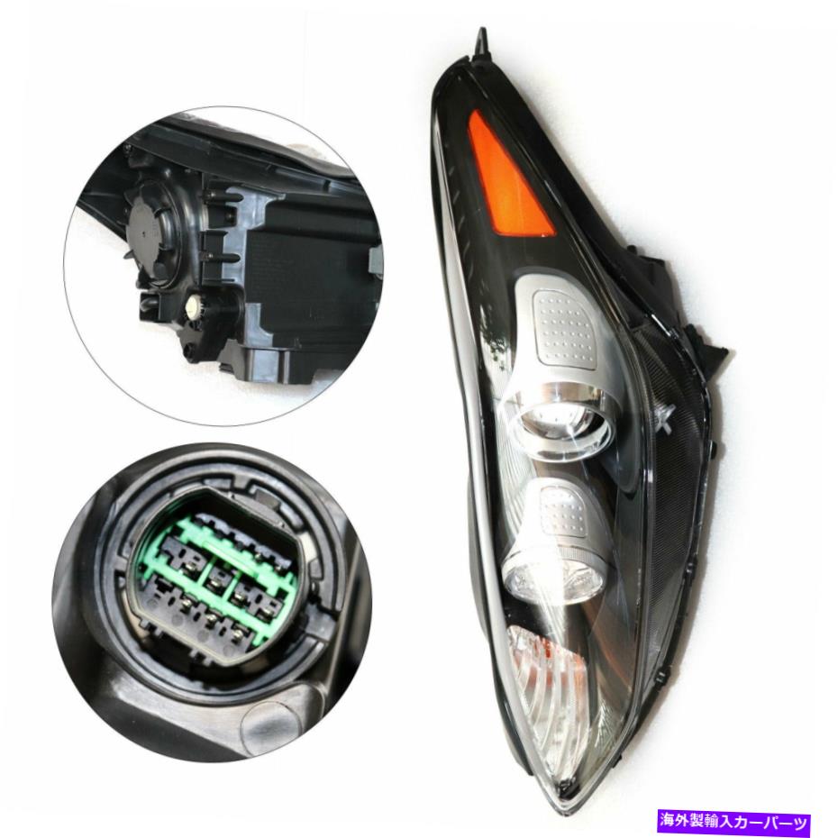 USヘッドライト KIA Sportage 2017 2018 2018年 - 左運転側ハロゲンヘッドライトLED DRL For KIA Sportage 2017 2018 2019 - Left Driver Side Halogen Headlight LED DRL【並行輸入品】