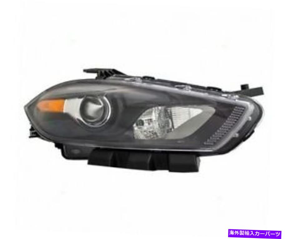 USヘッドライト 13 14 DODGE DARTヘッドライトヘッドランプW / BLCK TR（HID W / O HIDキット）左ドライバー 13 14 DODGE DART HEADLIGHT HEADLAMP W/BLCK TR (HID W/O HID KITS) LEFT DRIVER【並行輸入品】