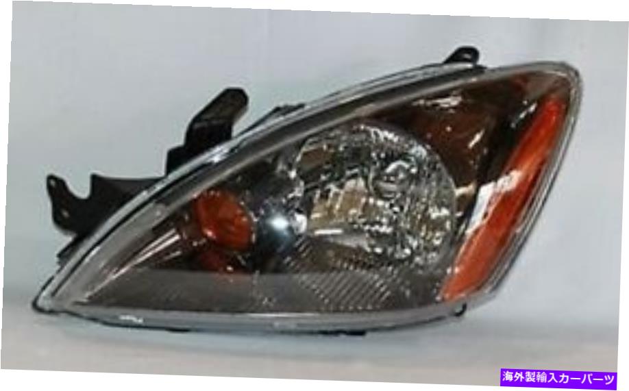 USヘッドライト 2004-2007三菱ランサー（ABS）の左側交換用ヘッドライトアセンブリ Left Side Replacement Headlight Assembly For 2004-2007 Mitsubishi Lancer (ABS)【並行輸入品】