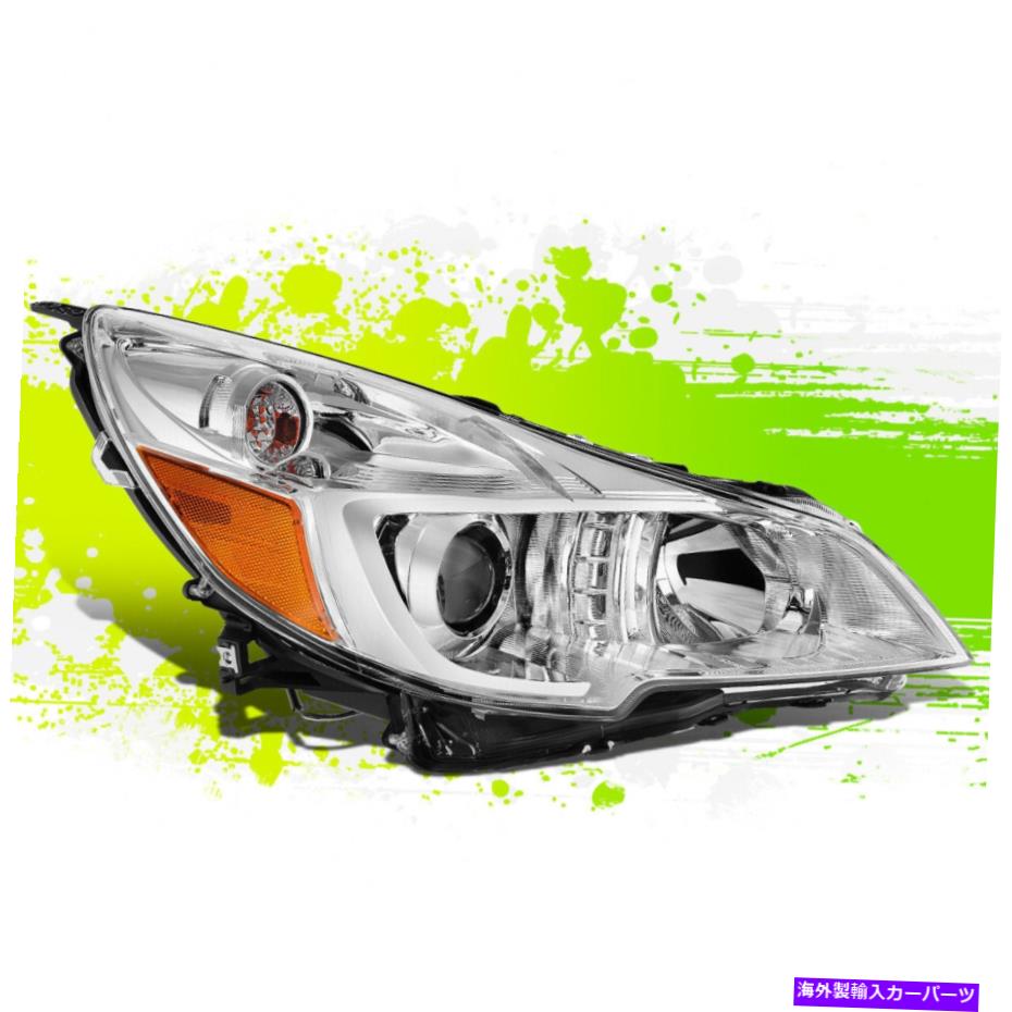 USヘッドライト Subaruのアウトバックレガシーのためのファクトリースタイルのプロジェクターヘッドランプ10-14 Chrome Right Factory Style Projector Headlamp for Subaru Outback Legacy 10-14 Chrome Right【並行輸入品】