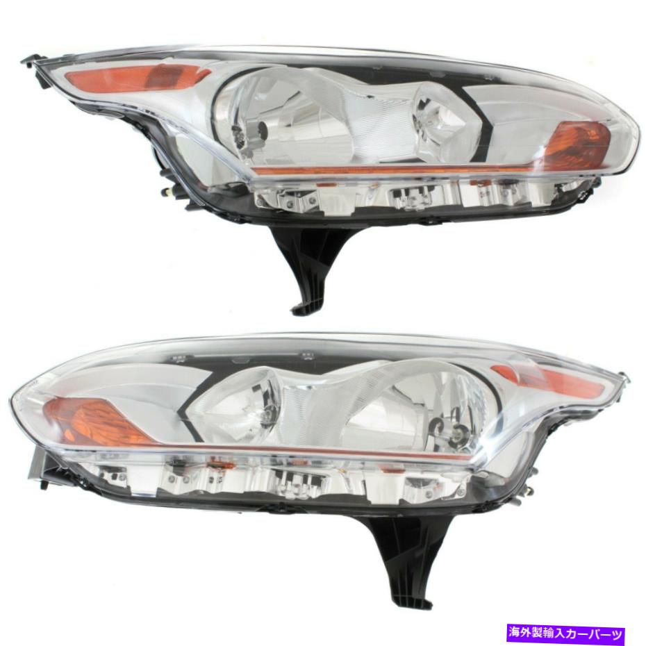 USヘッドライト 2014-2017 Ford Transit Connectペアのドライバと助手席側CAPAのヘッドライト Headlight For 2014-2017 Ford Transit Connect Pair Driver and Passenger Side CAPA【並行輸入品】 117,036円
