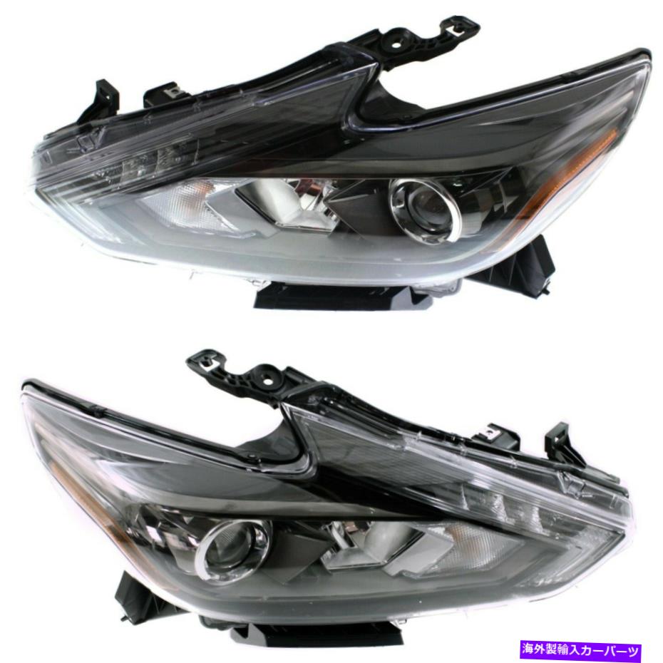 USヘッドライト 2016-2017日産Altimaのヘッドライトセット左右のLEDスモークハウジング2PC Headlight Set For 2016-2017 Nissan Altima Left and Right LED Smoked Housing 2Pc【並行輸入品】｜Us Custom Parts Shop USDM