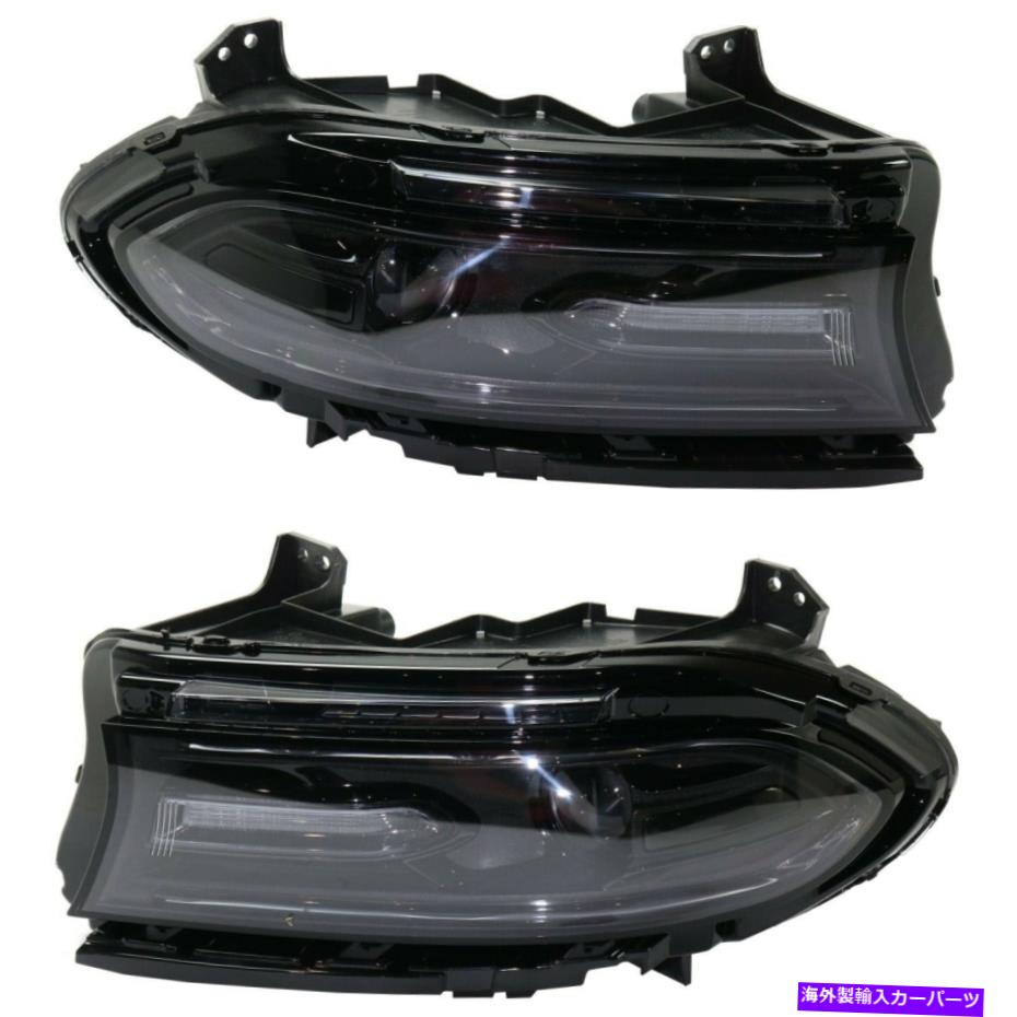 USヘッドライト 2015年から2018年のヘッドライトDodge Charger Driverと旅客サイド Headlight For 2015-2018 Dodge Charger Driver and Passenger Side【並行輸入品】|Us Custom Parts Shop USDM