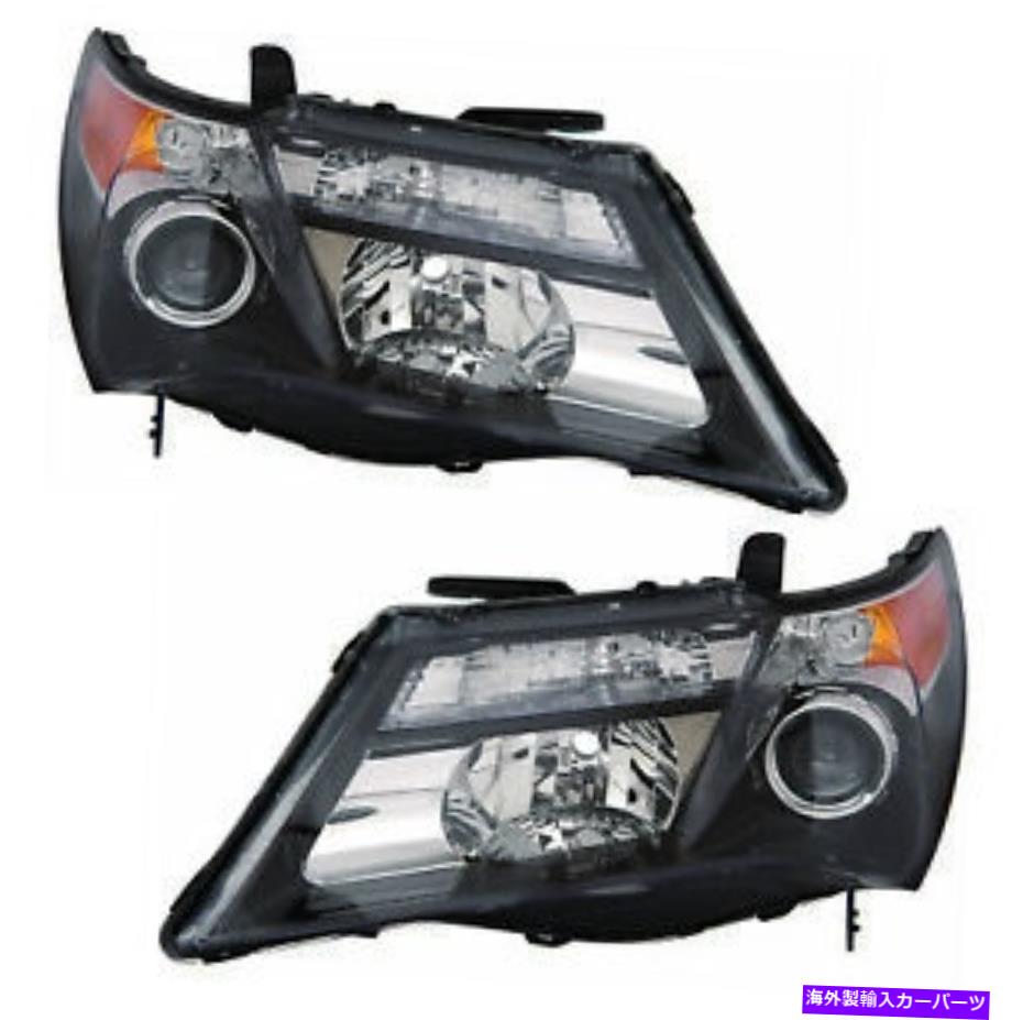 USヘッドライト 2011年2011年2011年2011年2013年Acura MDXの進歩/エリートヘッドライトペアセット For 2010 2011 2012 2013 Acura Mdx Advance/Elite Headlights Pair Set【並行輸入品】