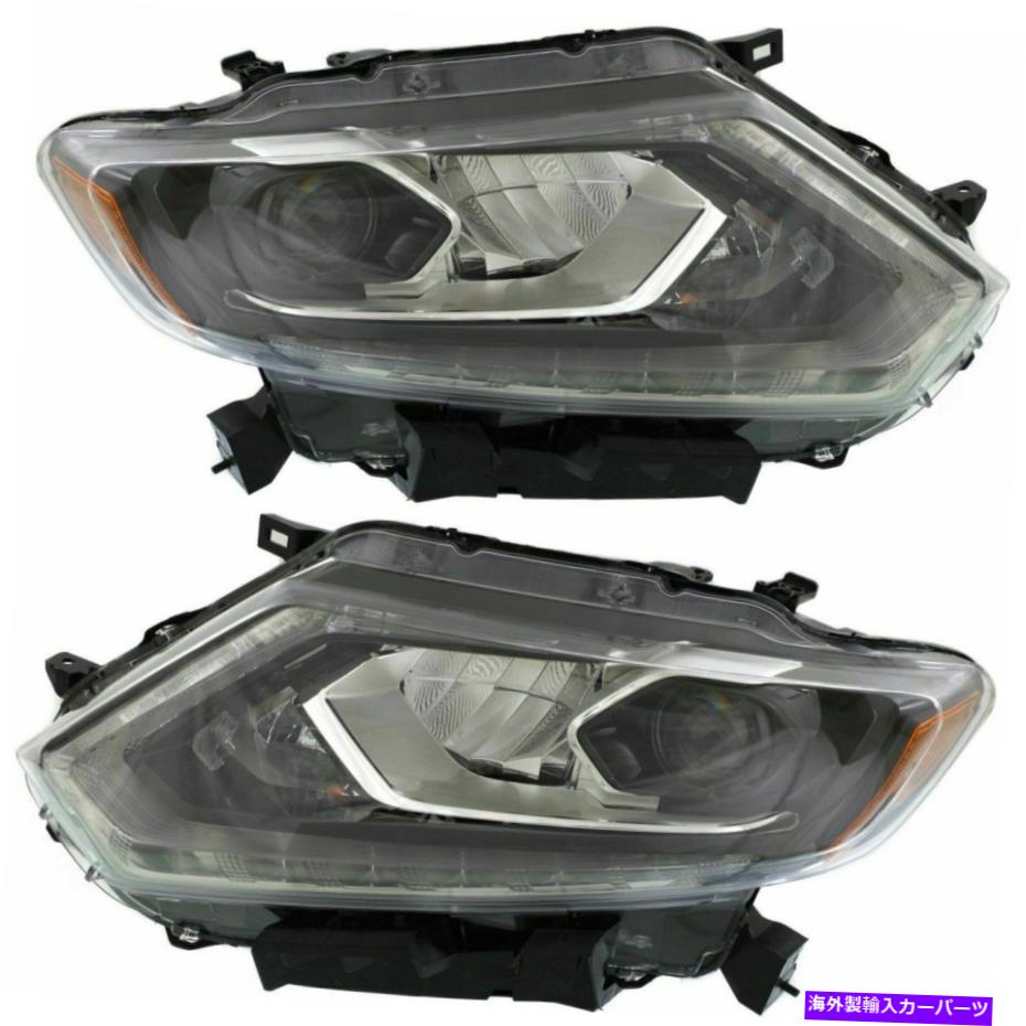 USヘッドライト 金曜日のローグ2014-2016左右LEDヘッドライトヘッドライトランプペア FITS NISSAN ROGUE 2014-2016 LEFT RIGHT LED HEADLIGHTS HEAD LIGHTS LAMPS PAIR【並行輸入品】