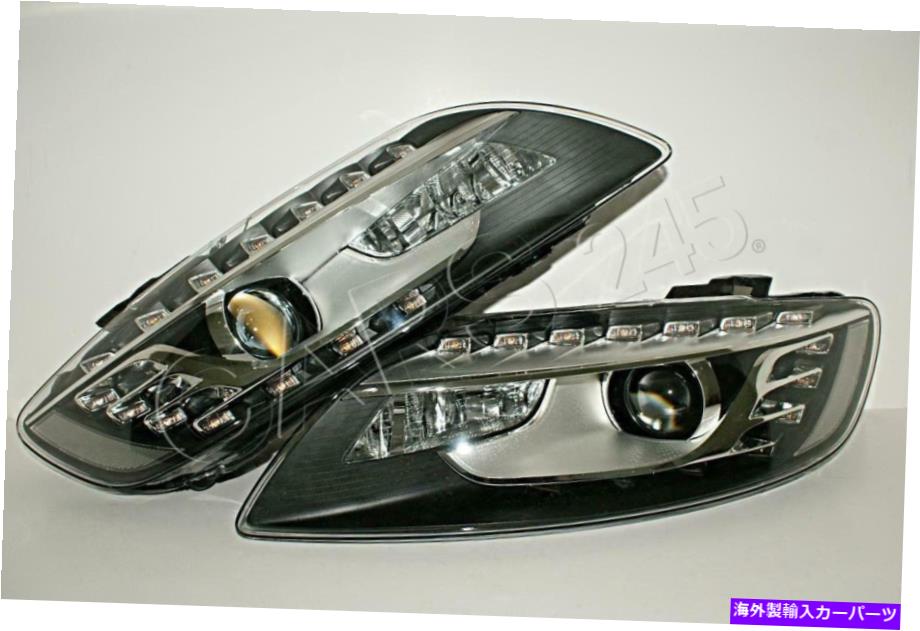 USヘッドライト AUDI Q7 2009-バイブキセノンヘッドライトDRL LEDフロントランプ対LH + RH AUDI Q7 2009- Bi-Xenon HeadLights DRL LED Front Lamps PAIR LH + RH【並行輸入品】｜Us Custom Parts Shop USDM
