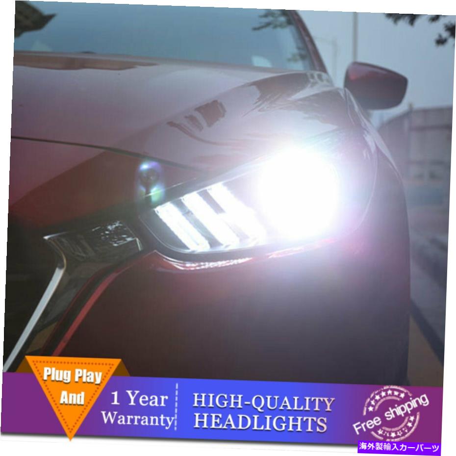 USヘッドライト マツダ3 axelaヘッドライト二重レンズビームプロジェクターHID LED DRL 2017-2018 For Mazda 3 Axela Headlights Double Lens Beam Projector HID LED DRL 2017-2018【並行輸入品】|Us Custom Parts Shop USDM