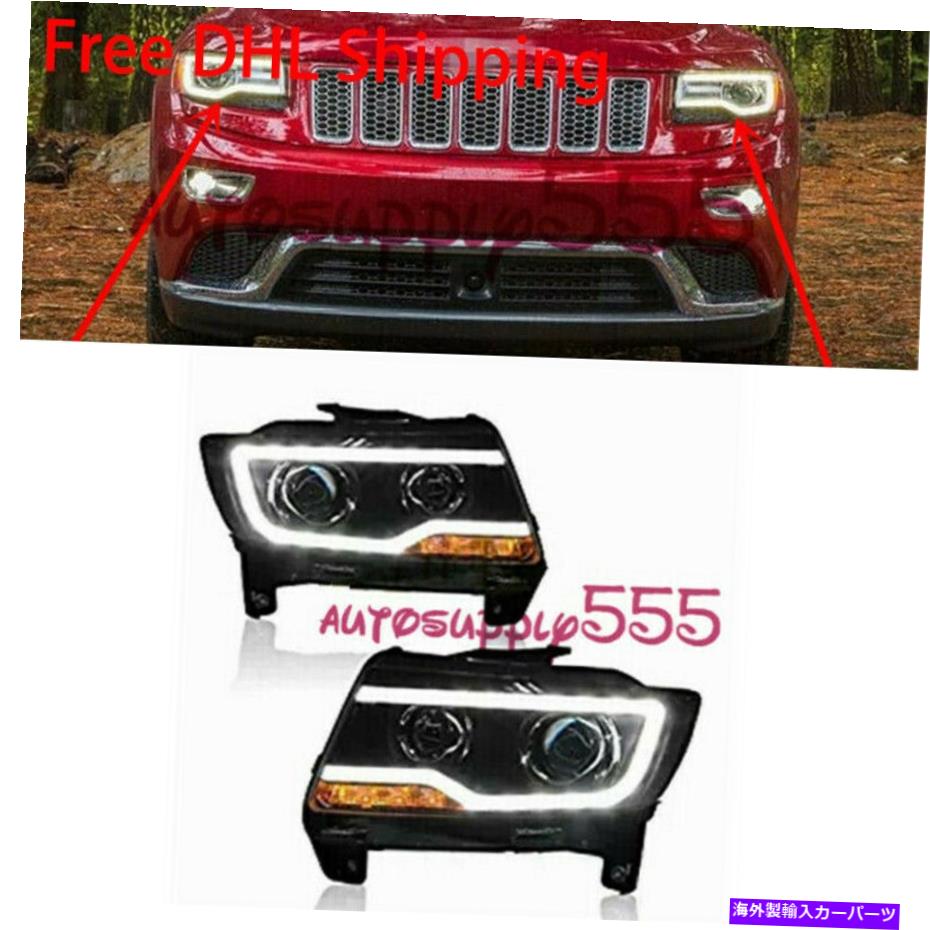 USヘッドライト Jeep Grand Cherokee 2011-2013のためのフロントバンパーLED Bi-Xenon Lamps HIDヘッドライト Front Bumper LED Bi-xenon Lamps HID Headlights For Jeep Grand Cherokee 2011-2013【並行輸入品】｜Us Custom Parts Shop USDM