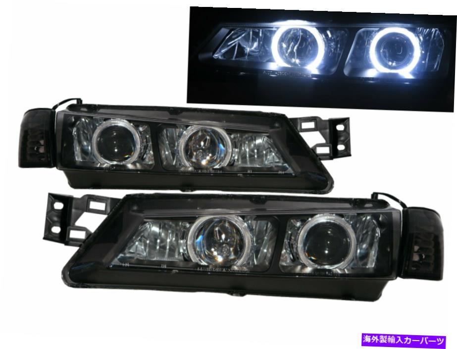 【楽天市場】USヘッドライト Silvia S14 200SX MK2 9798 2DガイドLED AngelEye Headlight