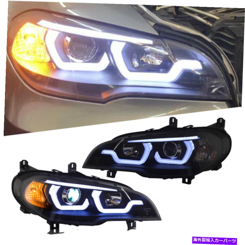 【楽天市場】USヘッドライト X5 E70 0713 LED昼間のランニングライト動的信号Xenon Lo / HIビーム For X5 E70 0713 LED Daytime