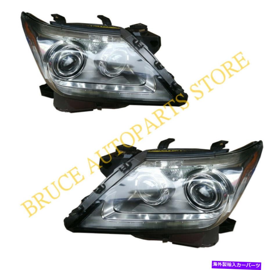 USヘッドライト Lexus LX570 2012-2015用の前面AペアLEDヘッドランプランプライトクロムハウジングK Front A Pair LED HeadLamps Lamp Light Chrome Housing K For Lexus LX570 2012-2015【並行輸入品】