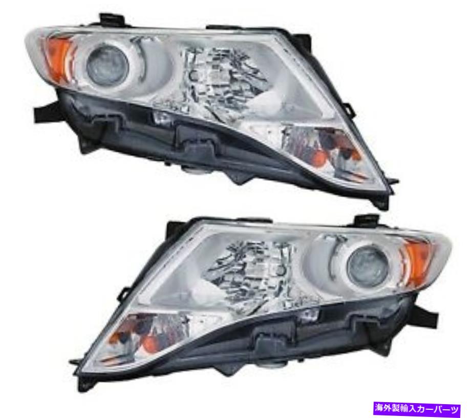 USヘッドライト 2011年2011年2011年2011年トヨタVenza HIDヘッドライトペアセット For 2009 2010 2011 2012 Toyota Venza HID Headlights Pair Set【並行輸入品】