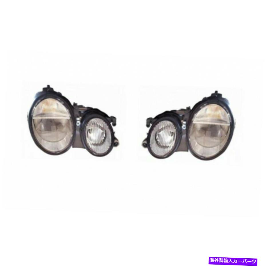 USヘッドライト Mercedes-Benz CLK320 Headlight 1998-2003 + MB2503112のペアHID Fits Mercedes-Benz CLK320 Headlight 1998-2003 Pair HID For MB2502112 + MB2503112【並行輸入品】|Us Custom Parts Shop USDM