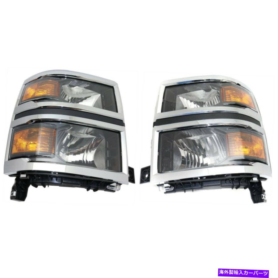 USヘッドライト ヘッドライトランプChevy GM2503410、GM2502410 23380551,23380550の左右に左右 Headlight Lamp Left-and-Right for Chevy GM2503410, GM2502410 23380551, 23380550【並行輸入品】