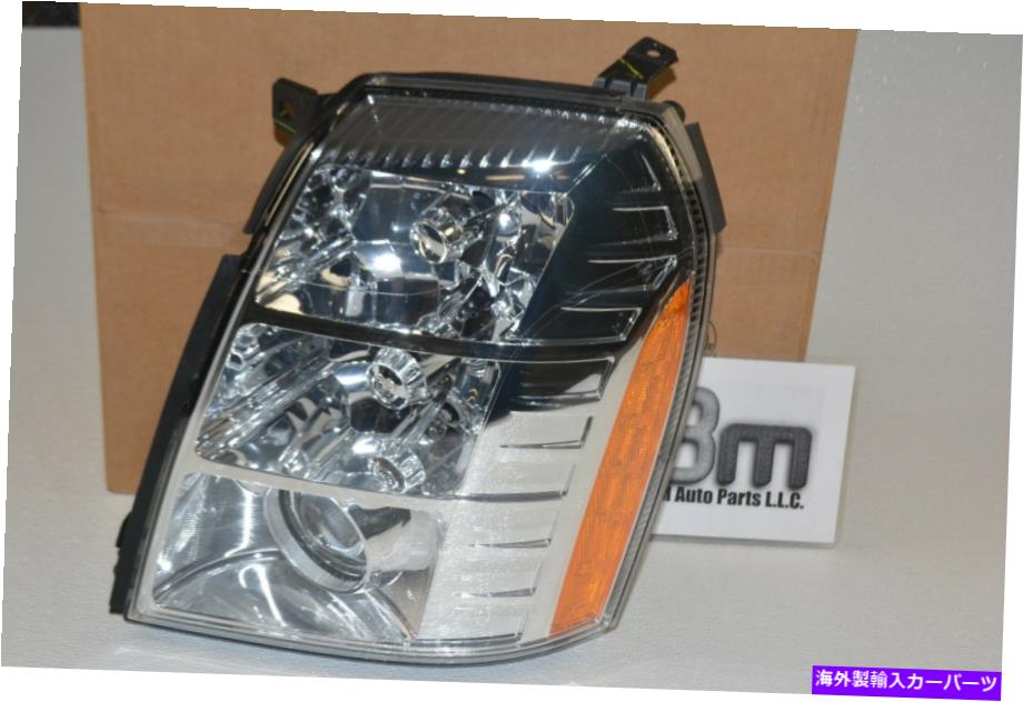 USヘッドライト 2007 - 2009キャデラックエスカレードEXT ESV LHドライバ側ヘッドランプヘッドライト新しいOEM 2007 - 2009 Cadillac Escalade EXT ESV LH Driver Side Headlamp Headlight new OEM【並行輸入品】