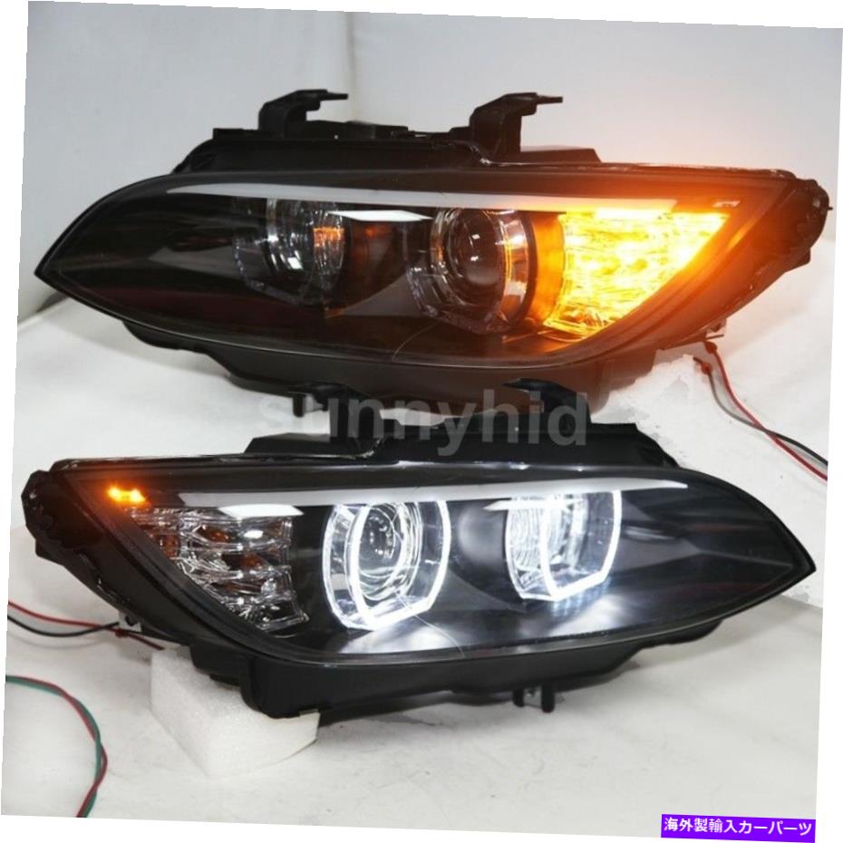 USヘッドライト LEDの天使の目はBMW M3 E92 E93 LEDヘッドライトAFS 2006-2012年SnのためのLEDヘッドライト LED Angel Eyes lights for BMW M3 E92 E93 LED Headlights AFS 2006-2012 year SN【並行輸入品】|Us Custom Parts Shop USDM