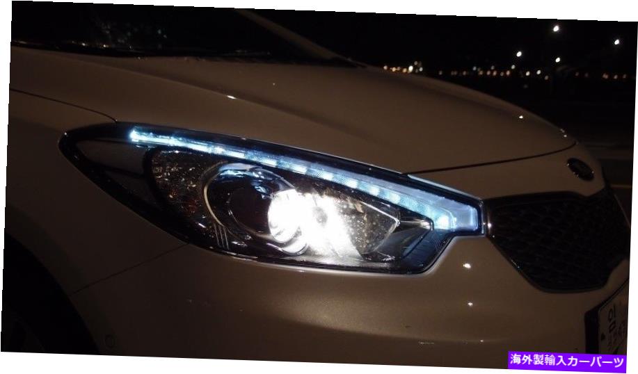 USヘッドライト 13 2014 2015+ Kia Forte Sedan K3のためのLED位置決めプロジェクションヘッドライトランプ LED Positioning Projection Head Light Lamp For 13 2014 2015+ Kia Forte Sedan K3【並行輸入品】