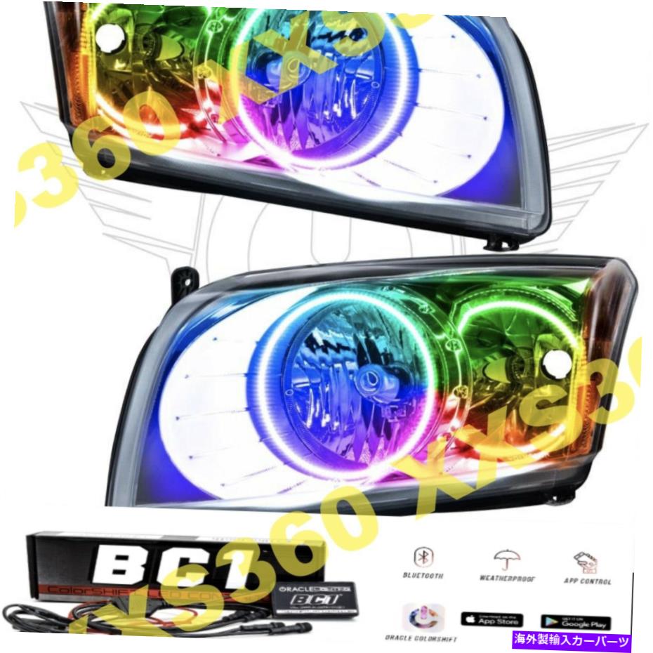 USヘッドライト Dodge CaliberのOracle Haloヘッドライト07-12 ColorShift LED Bluetooth BC1 ORACLE Halo HEADLIGHTS for Dodge Caliber 07-12 COLORSHIFT LED Bluetooth BC1【並行輸入品】