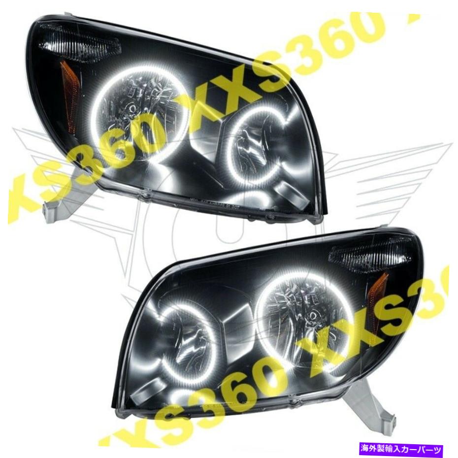 USヘッドライト Oracle Haloヘッドライトブラックトヨタ4RUNNER 03-05ホワイトLED天使悪魔の目 ORACLE Halo HEADLIGHTS BLACK Toyota 4Runner 03-05 WHITE LED Angel Demon Eyes【並行輸入品】