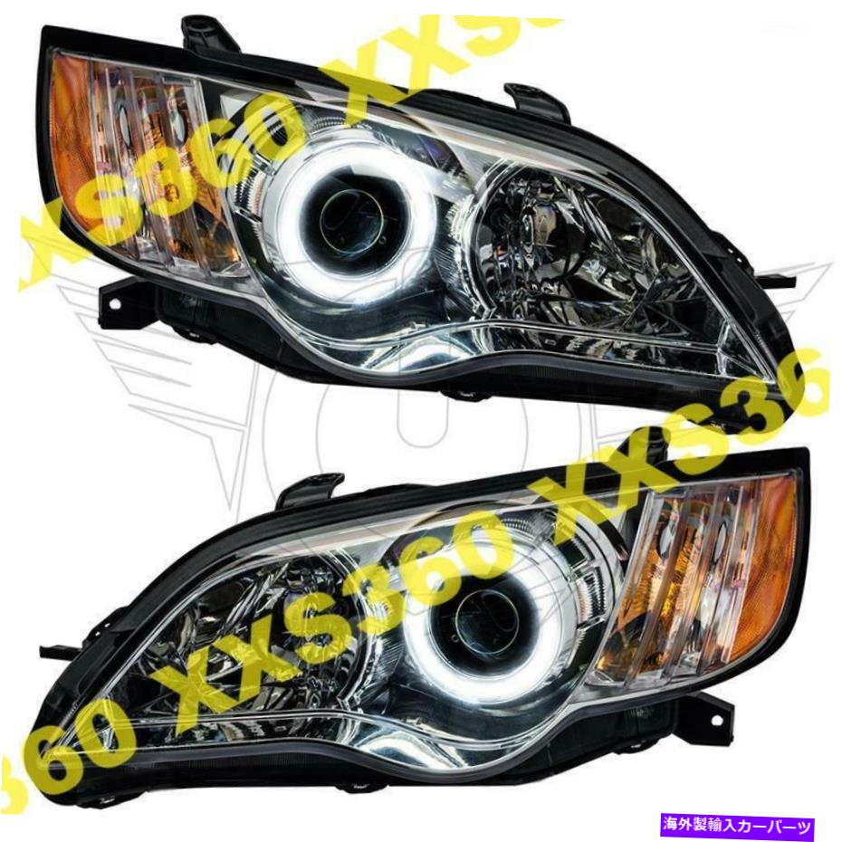 USヘッドライト Oracle Halo 2XヘッドライトSubaru Legacy 08-09ホワイトLEDの天使の目 ORACLE Halo 2x HEADLIGHTS Subaru Legacy 08-09 WHITE LED Angel Eyes【並行輸入品】