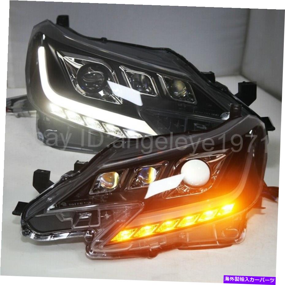 USヘッドライト トヨタvertigaマークレイズLEDフロントランプ2014-2017年LFのためのフルLEDヘッドライト Full LED headlight For TOYOTA Vertiga Mark REIZ LED front lamp 2014-2017 year LF【並行輸入品】