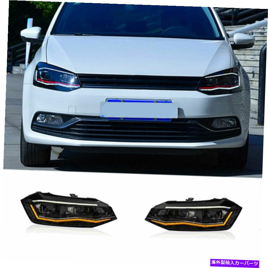 USヘッドライト VW POLO LEDヘッドライトプロジェクター用Projector LED DRL 2012-2018 OEM Halogenを交換 For VW Polo LED Headlights Projector ALL LED DRL 2012-2018 Replace OEM Halogen【並行輸入品】