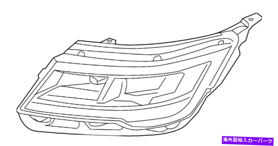 USヘッドライト 純正フォードヘッドランプハウジングJB5Z-13008-K Genuine Ford Headlamp Housing JB5Z-13008-K【並行輸入品】