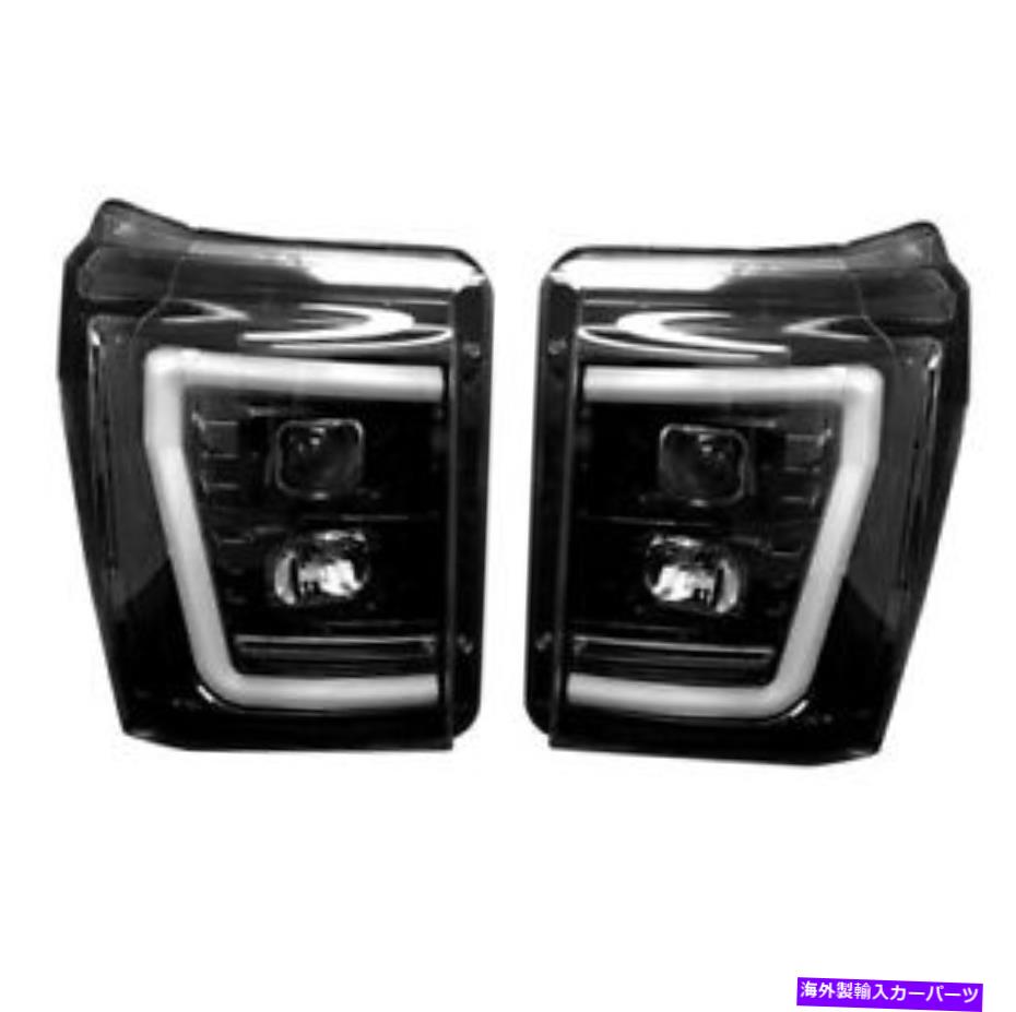 USヘッドライト 11-16 Ford SDNewのためのRecon 264272BKCSプロジェクターヘッドライト Recon 264272BKCS Projector Headlights For 11-16 Ford Sdnew【並行輸入品】
