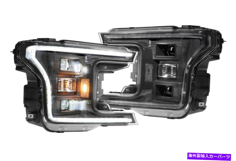 USヘッドライト 森本フォードF150 18-20 XBハイブリッドLEDヘッドライトスモークホワイトDRL Morimoto Ford F150 18-20 XB Hybrid LED Headlights Smoked White DRL【並行輸入品】｜Us Custom Parts Shop USDM
