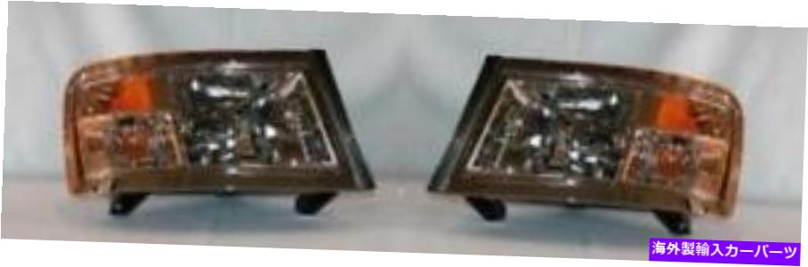 USヘッドライト 2008年のサイド/ペア - 2011 Dodge Dakotaピックアップフロントヘッドライトアセンブリ SIDE/PAIR for 2008 - 2011 Dodge Dakota Pickup Front Headlight Assembly【並行輸入品】